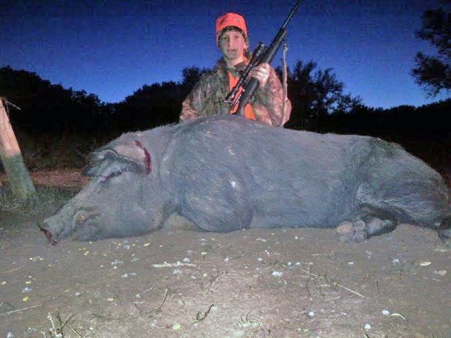 Ryan and huge Boar